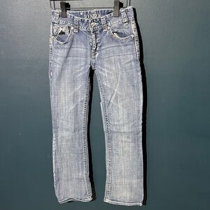 Rock & Roll Cowgirl Light Blue Flare Jeans